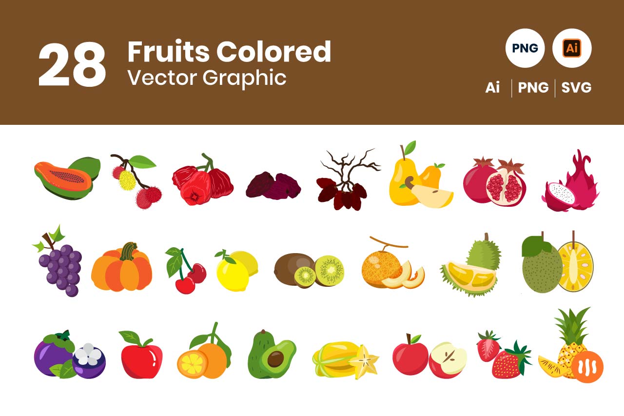 Color fruits