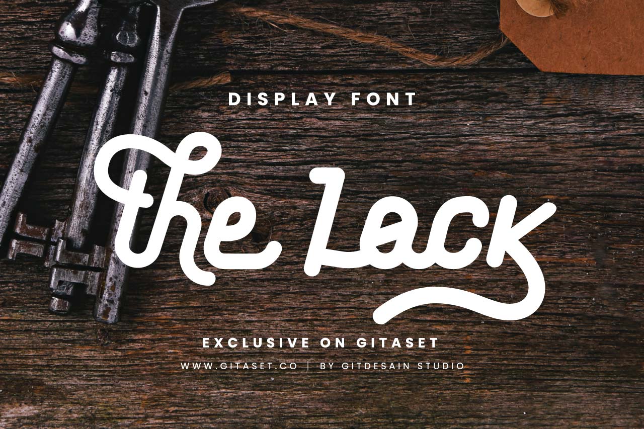 The Lock - Display Font - Git Aset