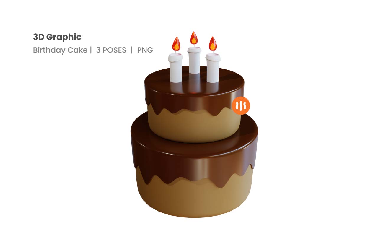 1,921 3D Cake Illustrations - Free in PNG, BLEND, GLTF - IconScout
