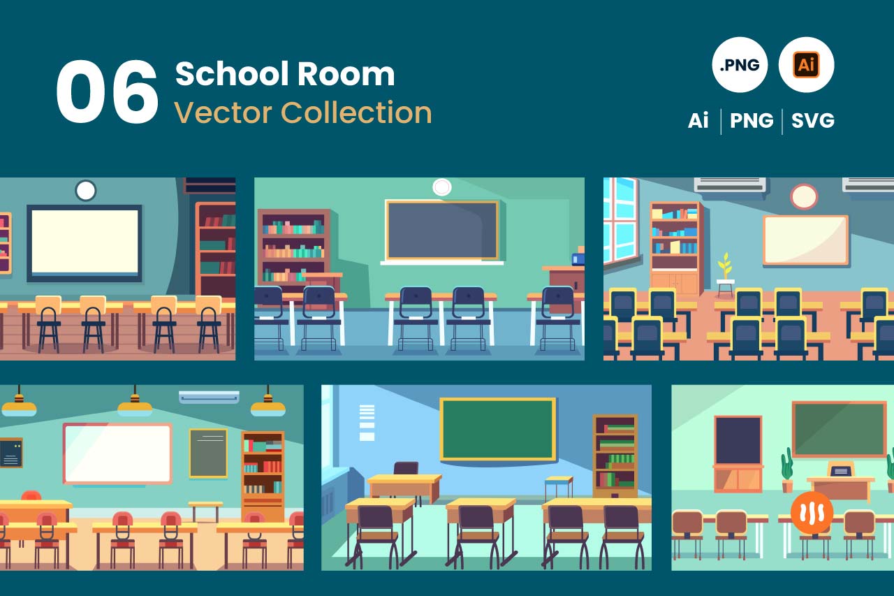 6 school room git aset